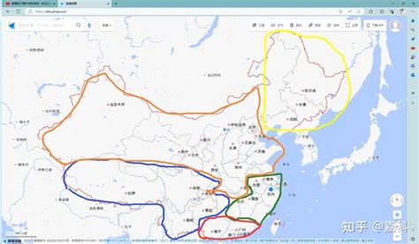 东北五行|中国大陆的五行属性图